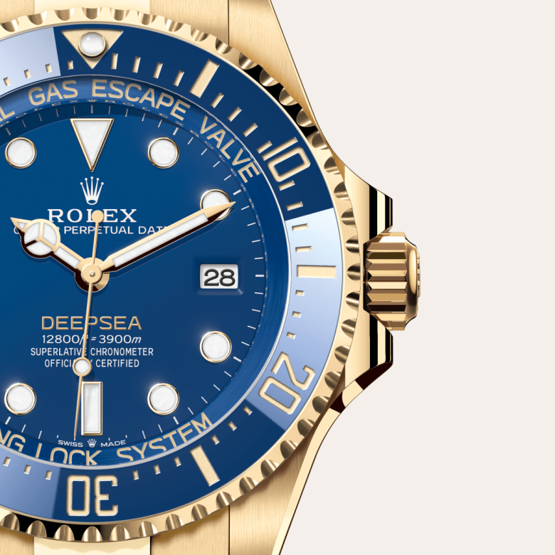 Rolex Rolex Deepsea, Oyster, 44 mm, gult guld, M136668LB-0001