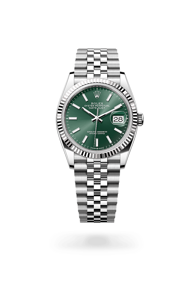 Rolex Datejust 36Oyster, 36 mm, Oystersteel og hvidguldM126234-0051 - Knud Pedersen
