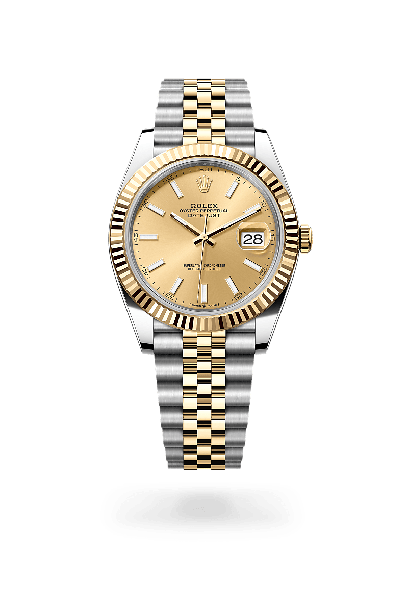 Rolex Datejust 41Oyster, 41 mm, Oystersteel og gult guldM126333-0010 - Knud Pedersen