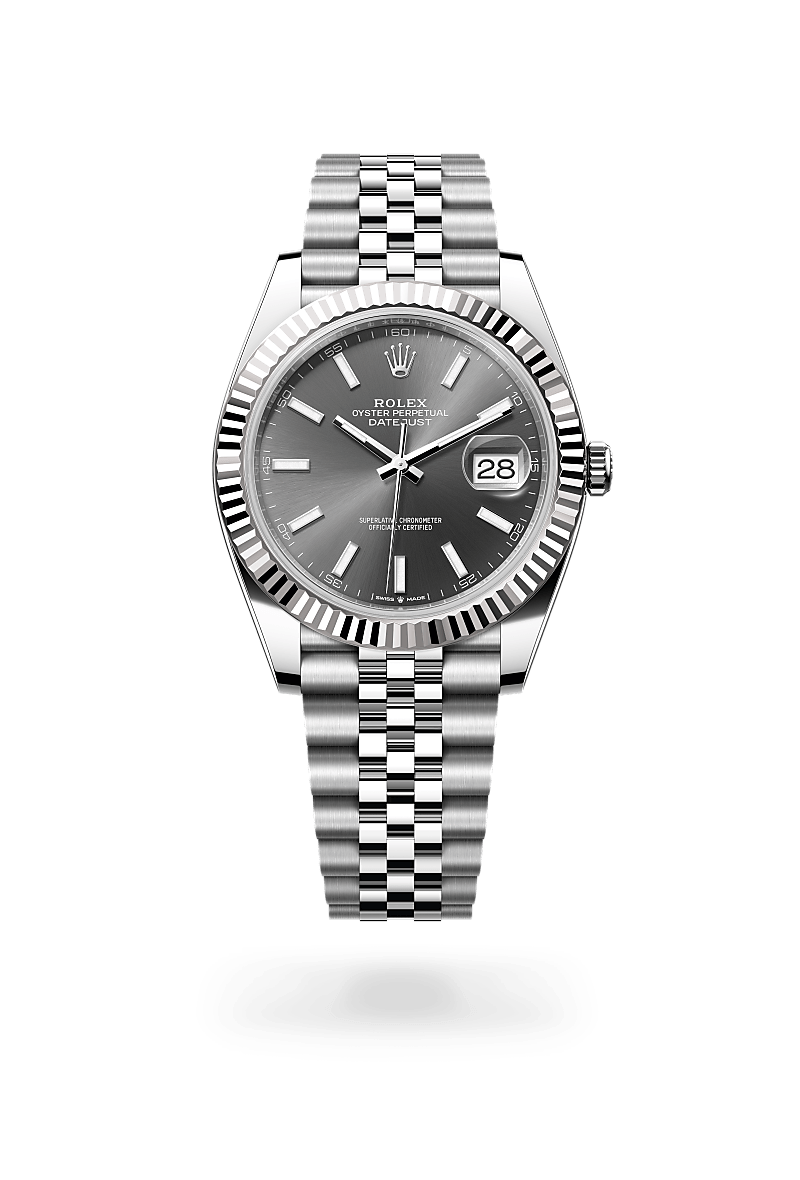 Rolex Datejust 41Oyster, 41 mm, Oystersteel og hvidguldM126334-0014 - Knud Pedersen