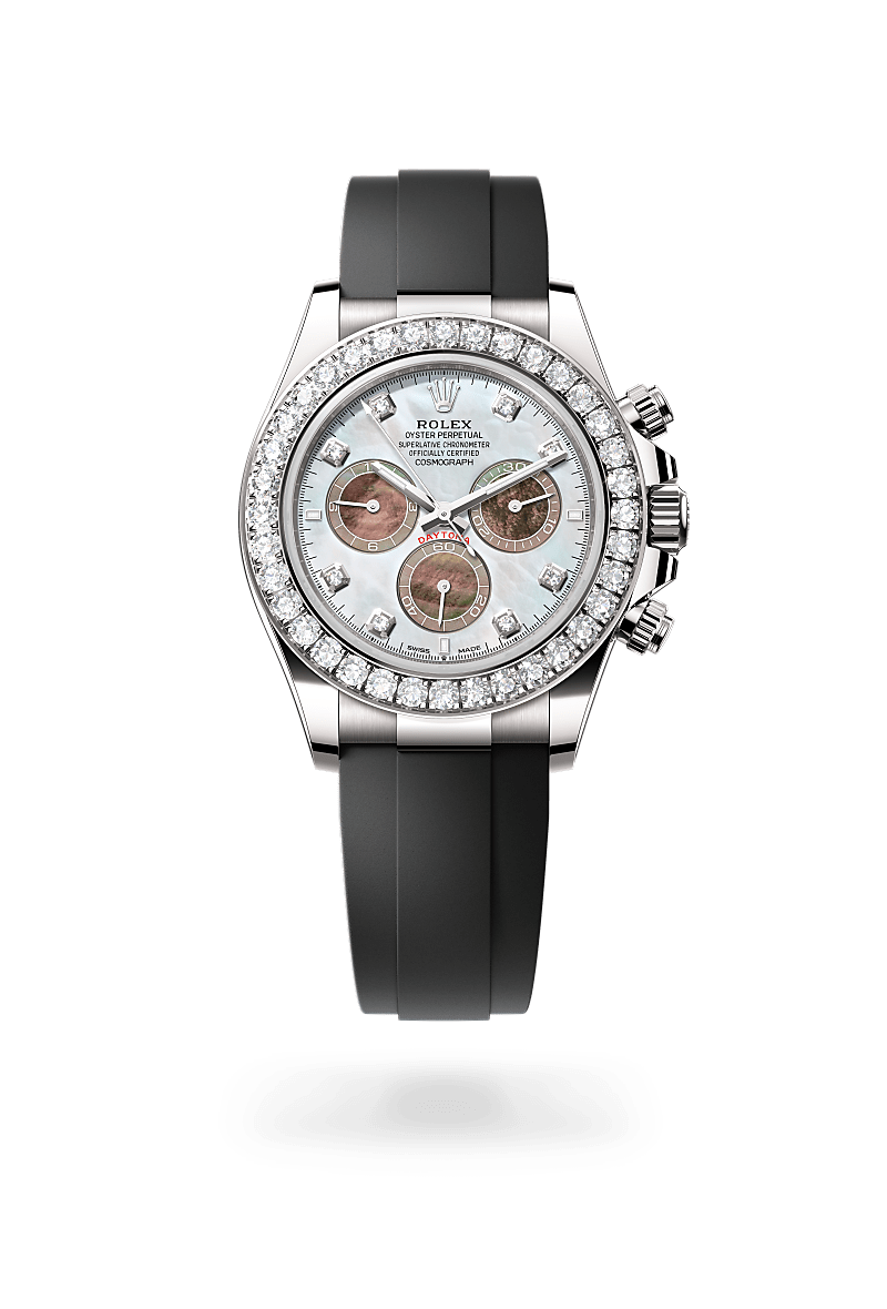 Rolex Cosmograph DaytonaOyster, 40 mm, hvidguld og diamanterM126589RBR-0001 - Knud Pedersen