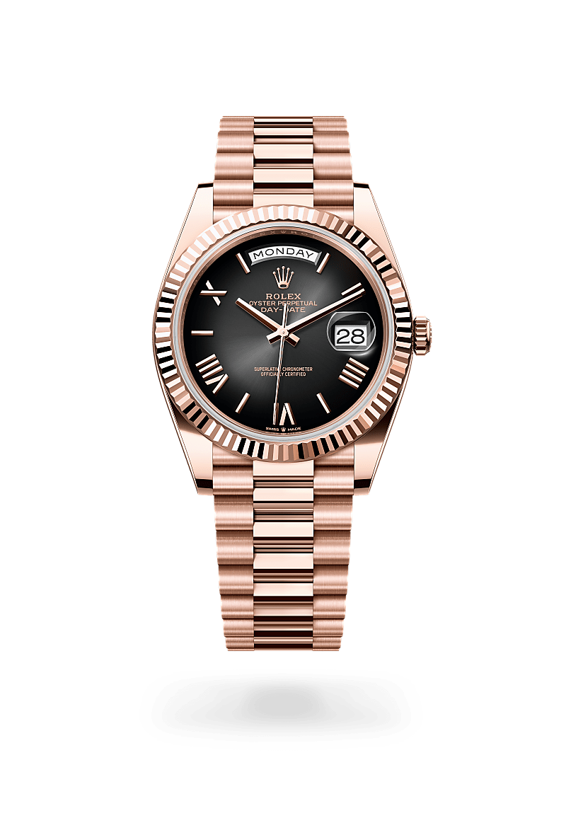 Rolex Day-Date 40Oyster, 40 mm, Everose guldM228235-0055 - Knud Pedersen