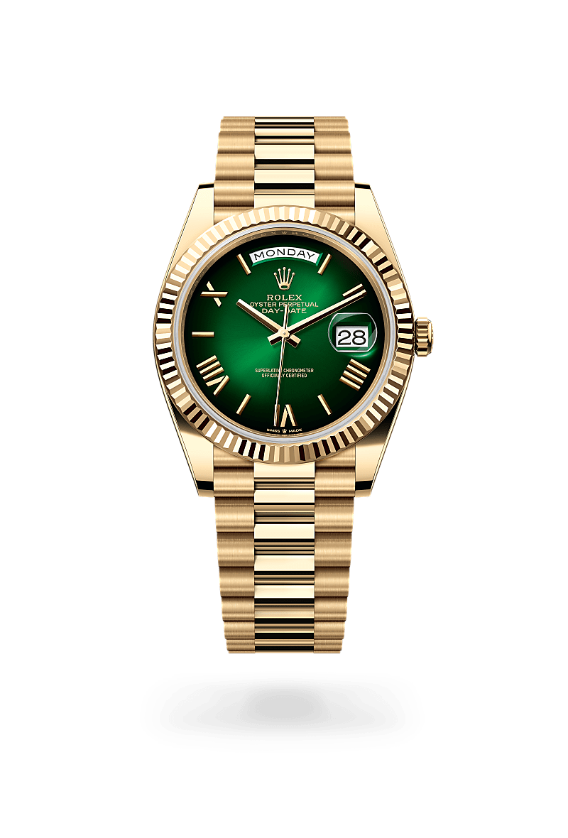 Rolex Day-Date 40Oyster, 40 mm, gult guldM228238-0069 - Knud Pedersen