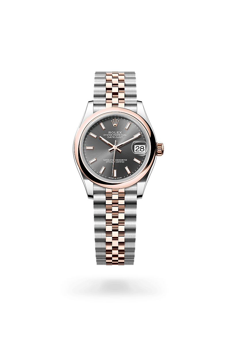 Rolex Datejust 31Oyster, 31 mm, Oystersteel og Everose guldM278241-0018 - Knud Pedersen