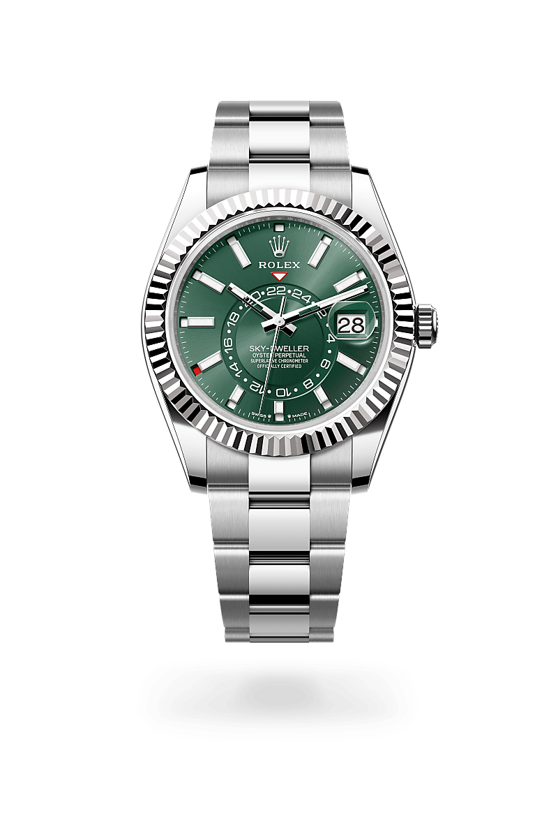 Rolex Sky-DwellerOyster, 42 mm, Oystersteel og hvidguldM336934-0001 - Knud Pedersen
