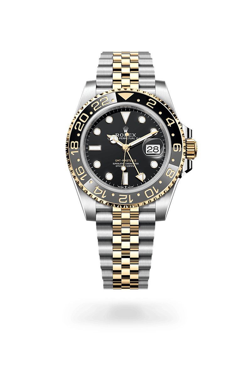 Rolex  GMT-Master II Oyster, 40 mm, Oystersteel og gult guld M126713GRNR-0001 | Knud Pedersen - Knud Pedersen