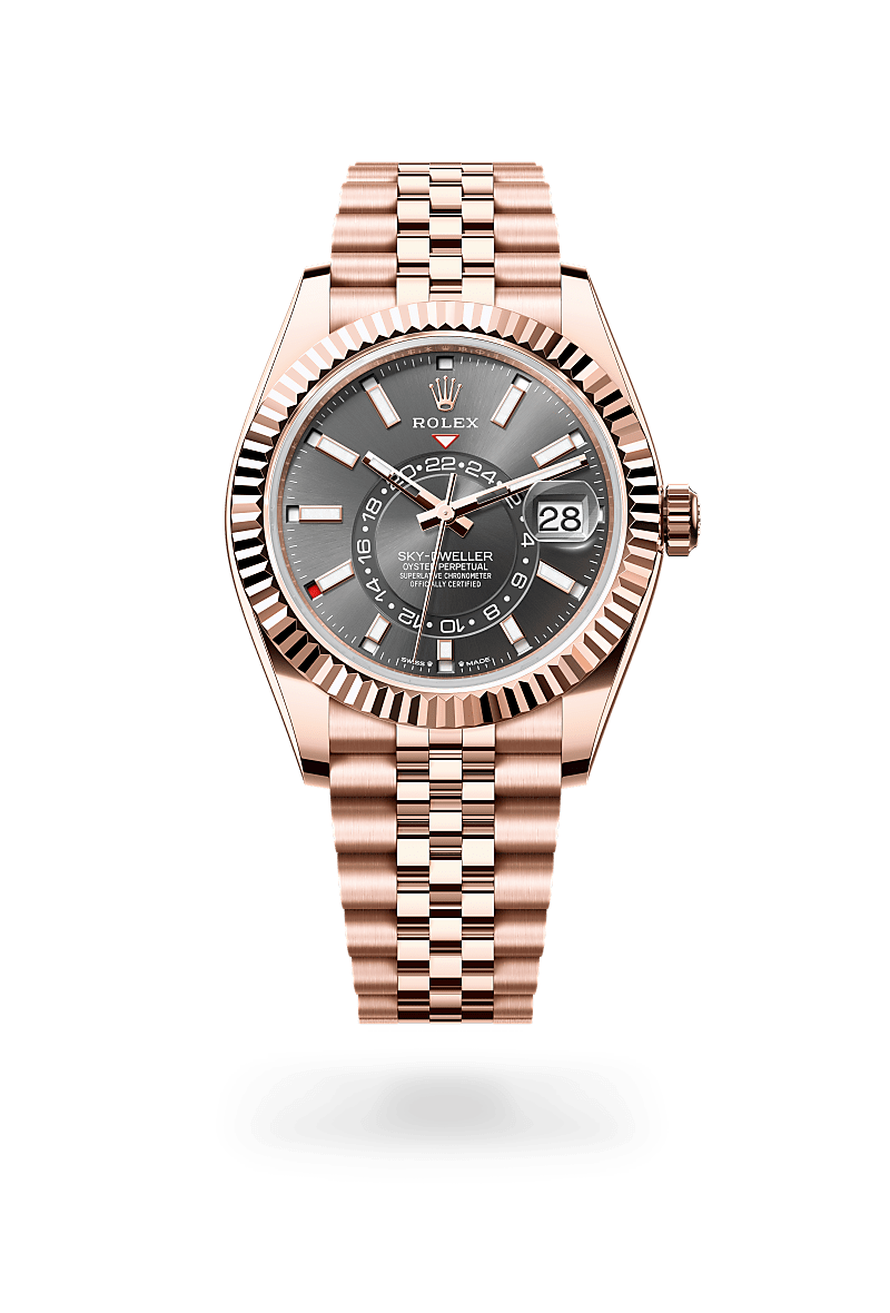 Rolex  Sky-Dweller Oyster, 42 mm, Everose guld M336935-0008 | Knud Pedersen - Knud Pedersen
