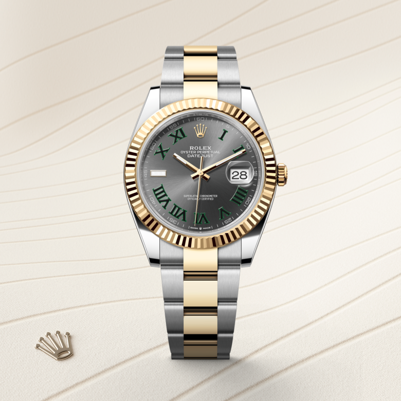 Rolex Datejust 41, Oyster, 41 mm, Oystersteel og gult guld, M126333-0019