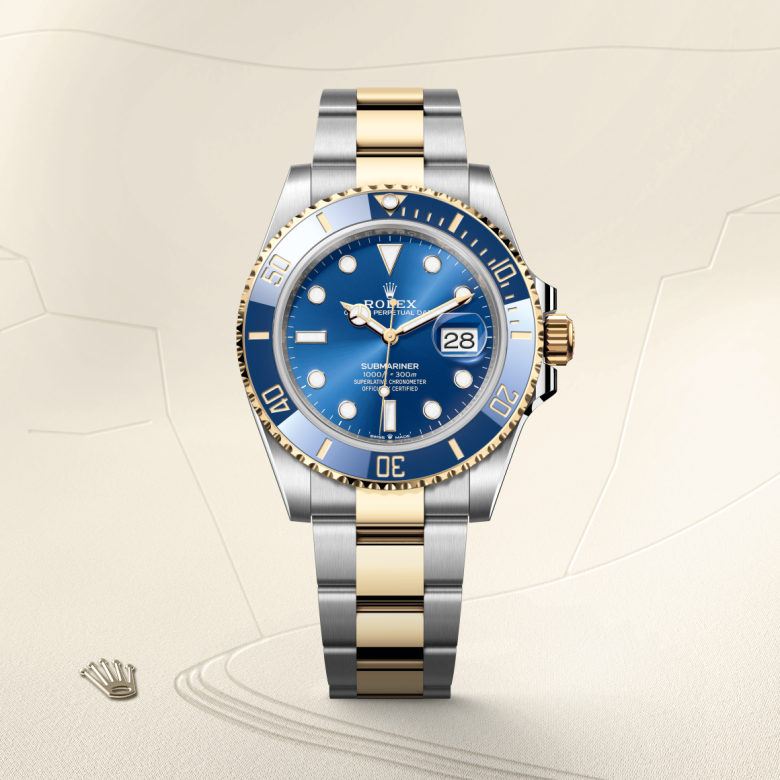 Rolex Submariner Date, Oyster, 41 mm, Oystersteel og gult guld, M126613LB-0002