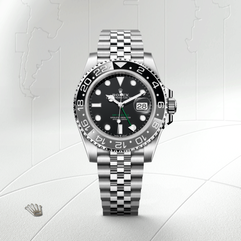 Rolex GMT-Master II, Oyster, 40 mm, Oystersteel, M126710GRNR-0003