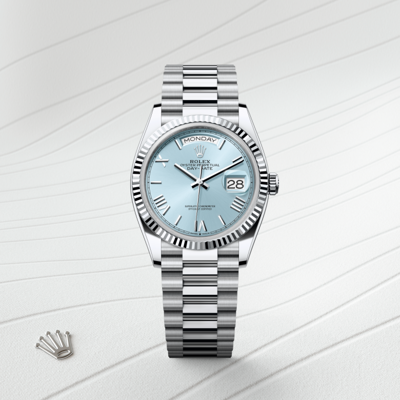 Rolex Day-Date 36, Oyster, 36 mm, platin, M128236-0018
