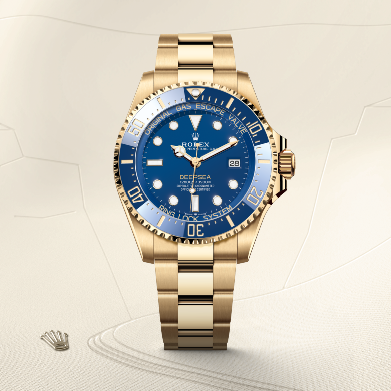 Rolex Rolex Deepsea, Oyster, 44 mm, gult guld, M136668LB-0001