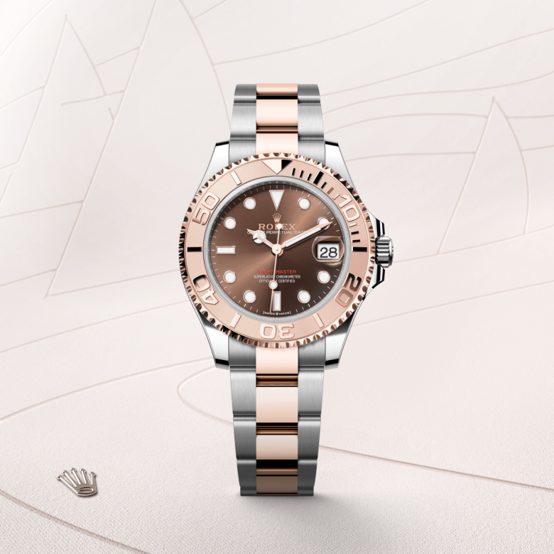 Rolex Yacht-Master 37, Oyster, 37 mm, Oystersteel og Everose guld, M268621-0003