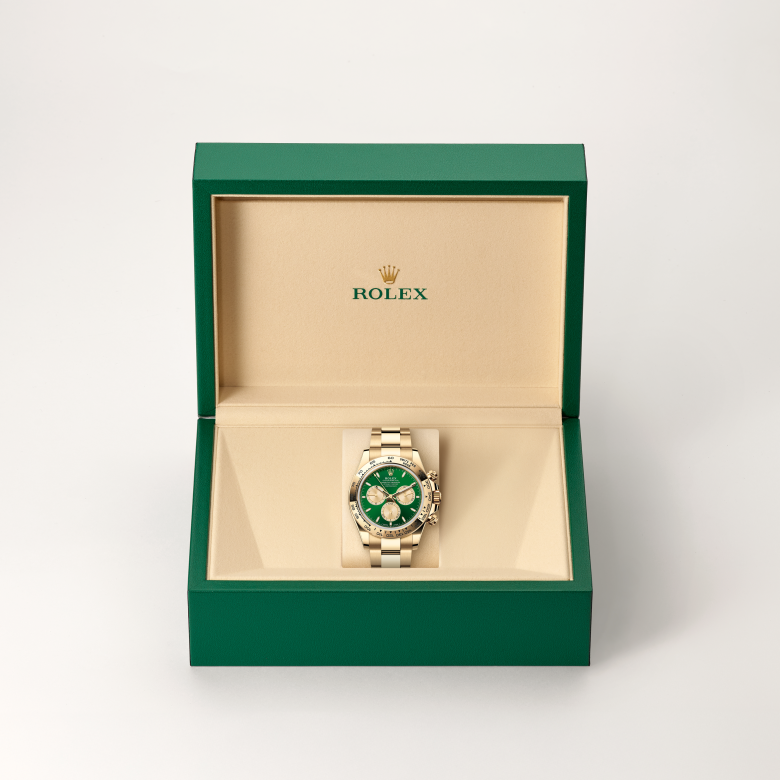 Rolex Cosmograph Daytona, Oyster, 40 mm, gult guld, M126508-0008