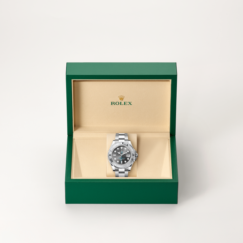Rolex Yacht-Master 40, Oyster, 40 mm, Oystersteel og platin, M126622-0001