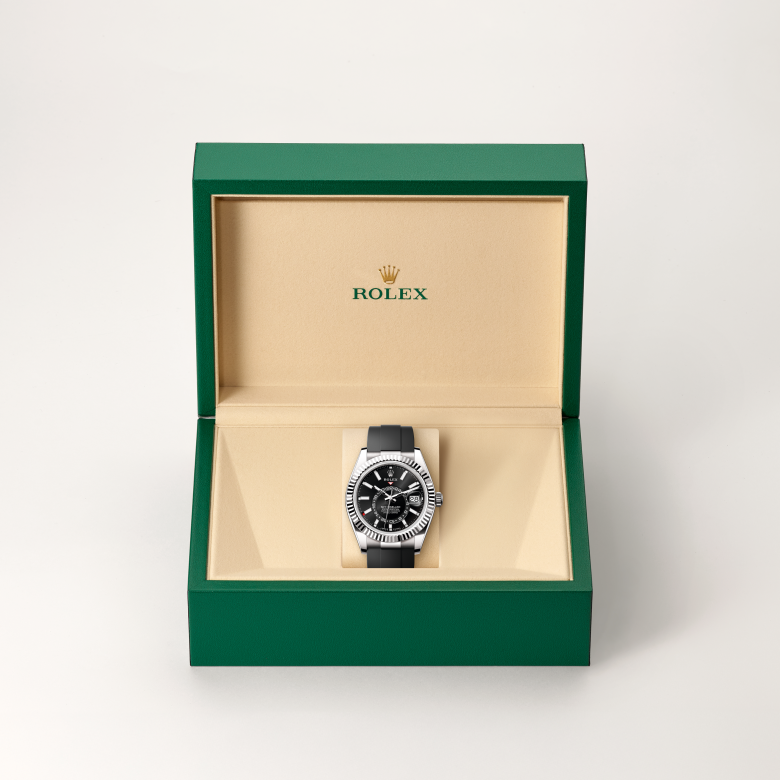 Rolex Sky-Dweller, Oyster, 42 mm, hvidguld, M336239-0002