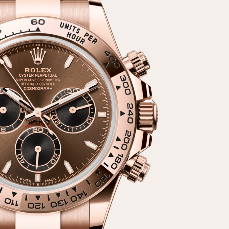 Rolex Cosmograph Daytona, Oyster, 40 mm, Everose guld, M126505-0005