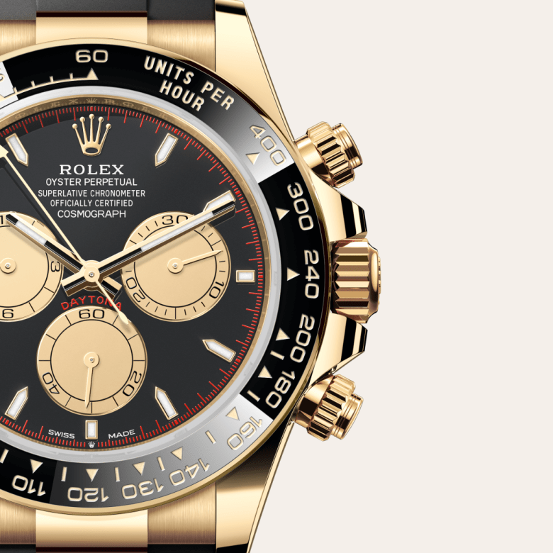 Rolex Cosmograph Daytona, Oyster, 40 mm, gult guld, M126518LN-0004