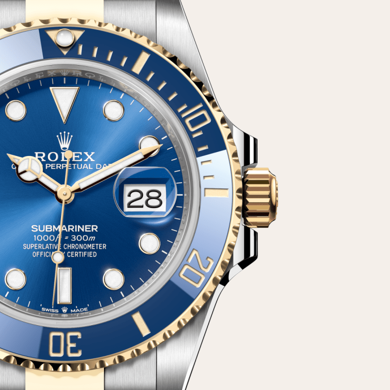 Rolex Submariner Date, Oyster, 41 mm, Oystersteel og gult guld, M126613LB-0002