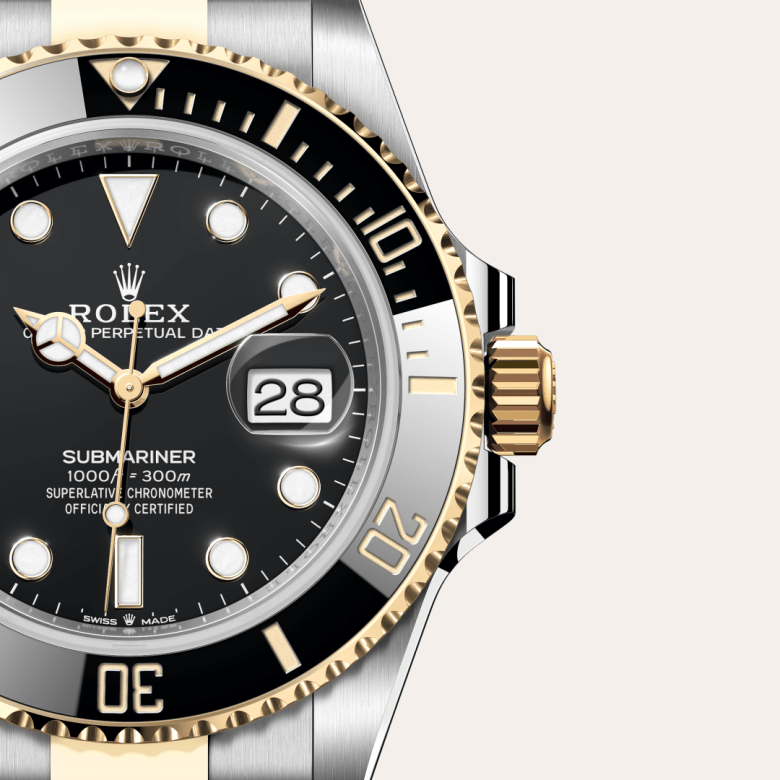 Rolex Submariner Date, Oyster, 41 mm, Oystersteel og gult guld, M126613LN-0002