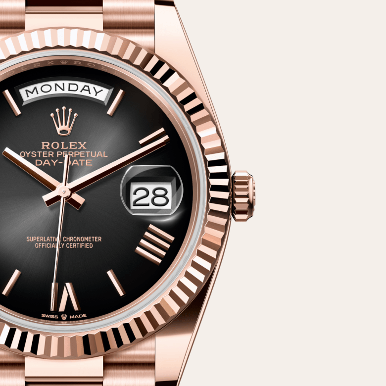 Rolex Day-Date 40, Oyster, 40 mm, Everose guld, M228235-0055