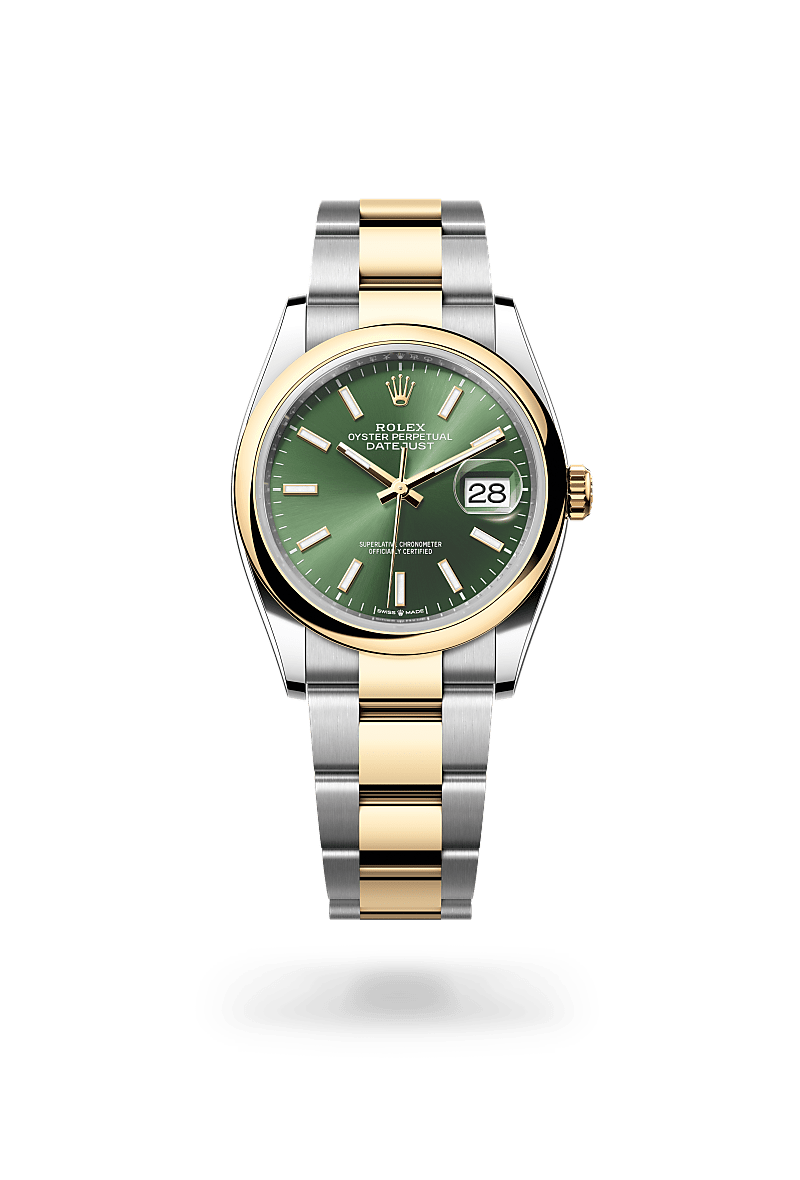 Rolex Datejust 36Oyster, 36 mm, Oystersteel og gult guldM126203-0058 - Knud Pedersen