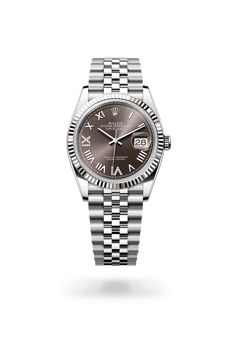 Rolex Datejust 36Oyster, 36 mm, Oystersteel og hvidguldM126234-0071 - Knud Pedersen