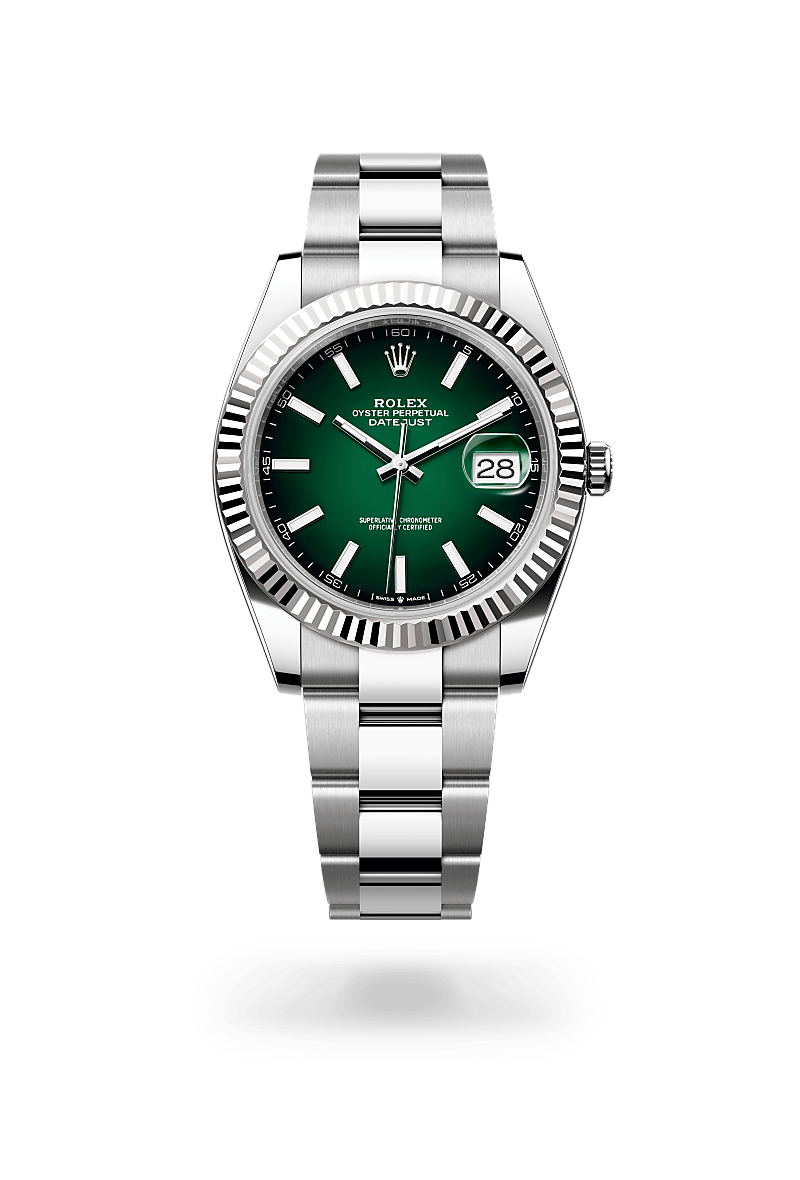 Rolex Datejust 41Oyster, 41 mm, Oystersteel og hvidguldM126334-0033 - Knud Pedersen