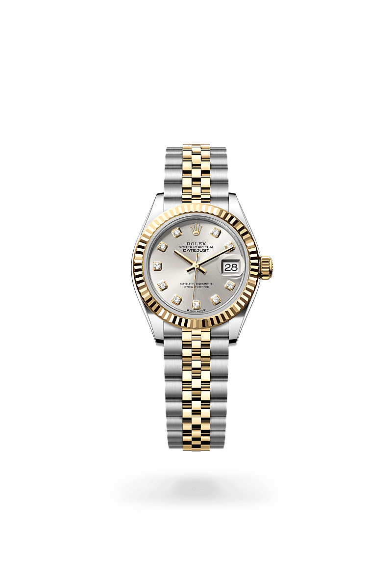 Rolex Lady-DatejustOyster, 28 mm, Oystersteel og gult guldM279173-0007 - Knud Pedersen
