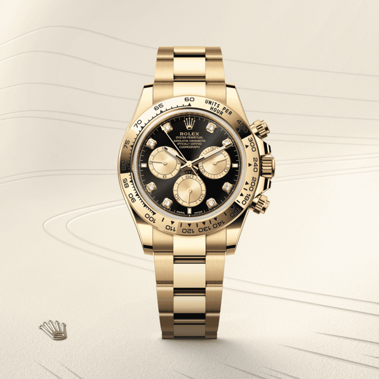 Rolex Cosmograph Daytona, Oyster, 40 mm, gult guld, M126508-0003