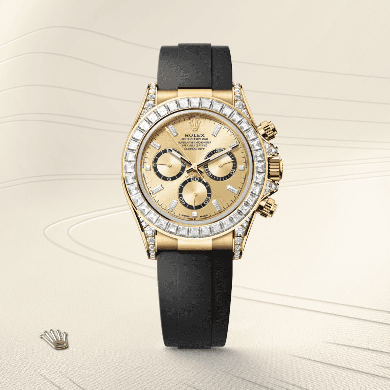 Rolex Cosmograph Daytona, Oyster, 40 mm, guld og diamanter, M126538TBR-0004