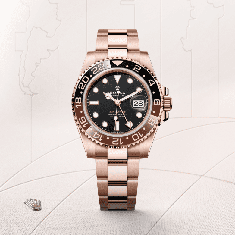 Rolex GMT-Master II, Oyster, 40 mm, Everose guld, M126715CHNR-0001