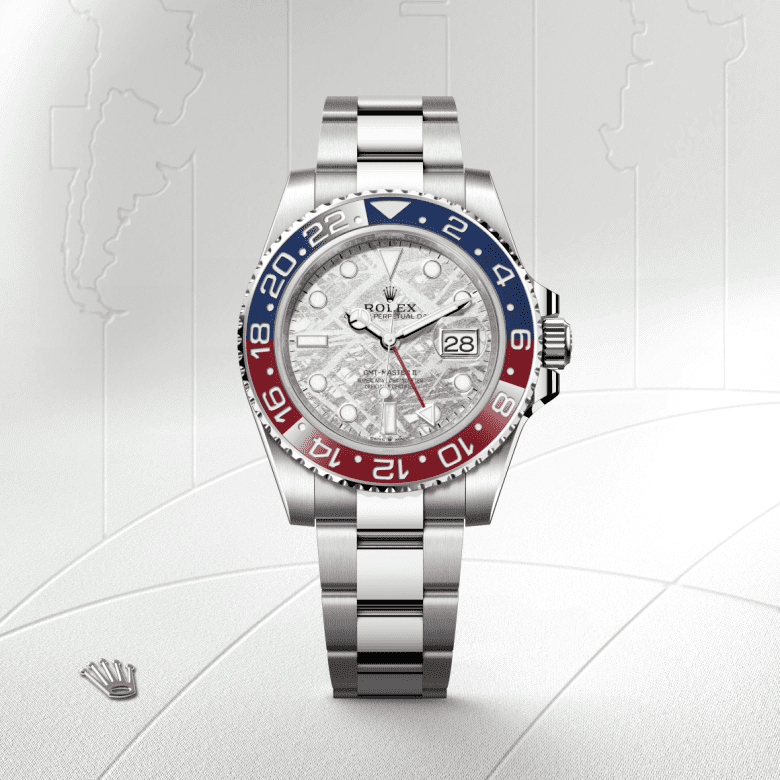 Rolex GMT-Master II, Oyster, 40 mm, hvidguld, M126719BLRO-0002