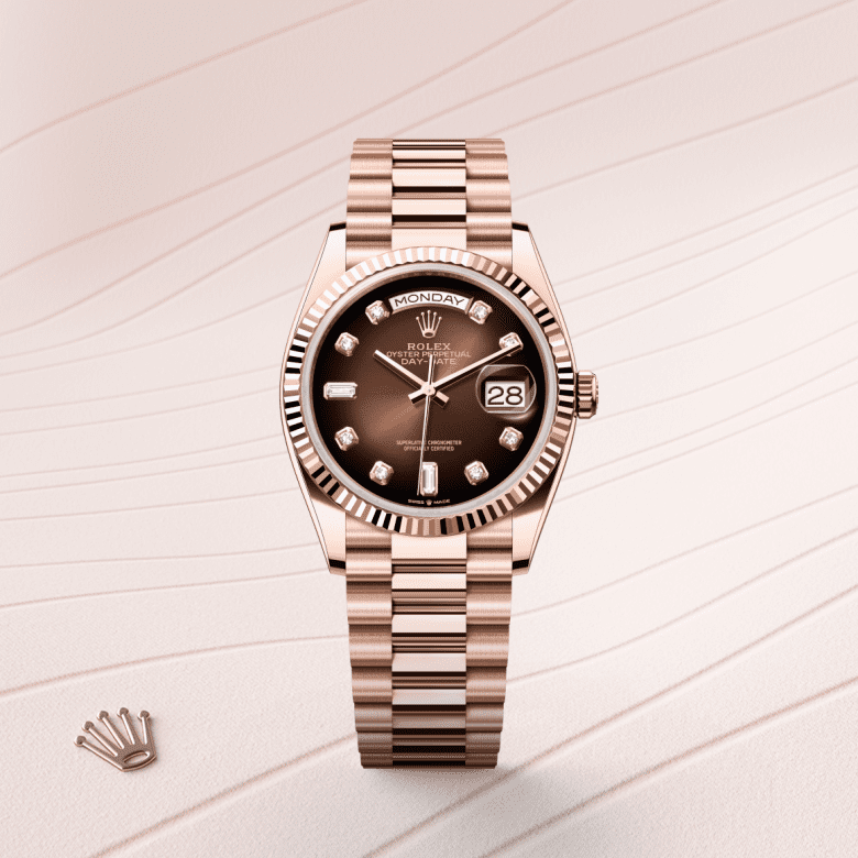 Rolex Day-Date 36, Oyster, 36 mm, Everose guld, M128235-0037