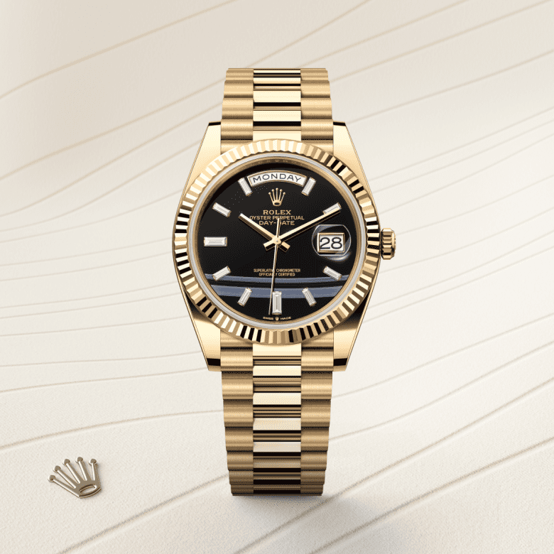 Rolex Day-Date 40, Oyster, 40 mm, gult guld, M228238-0059