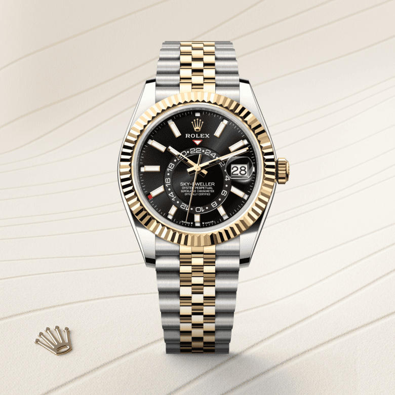 Rolex Sky-Dweller, Oyster, 42 mm, Oystersteel og gult guld, M336933-0004
