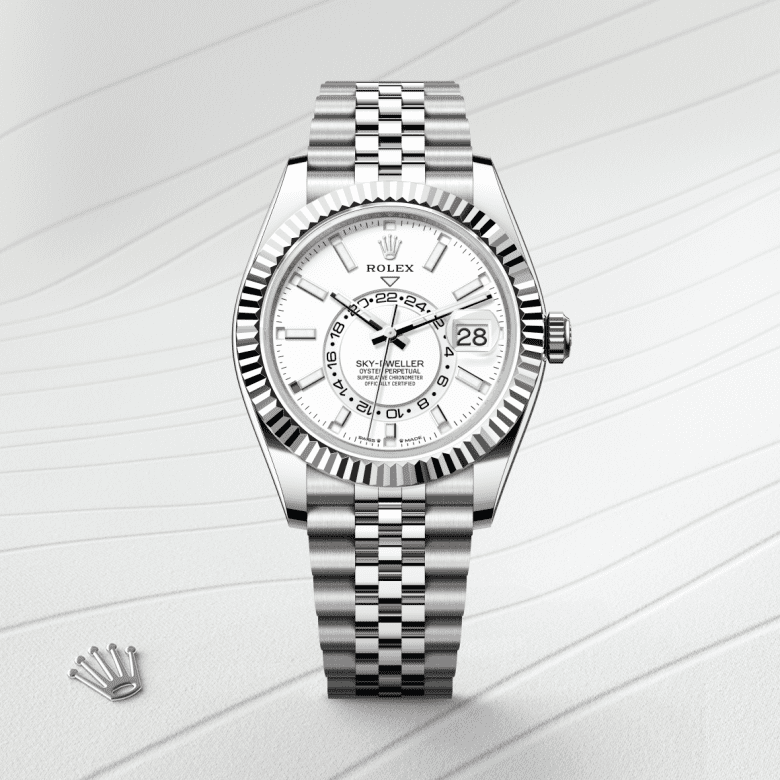 Rolex Sky-Dweller, Oyster, 42 mm, Oystersteel og hvidguld, M336934-0004
