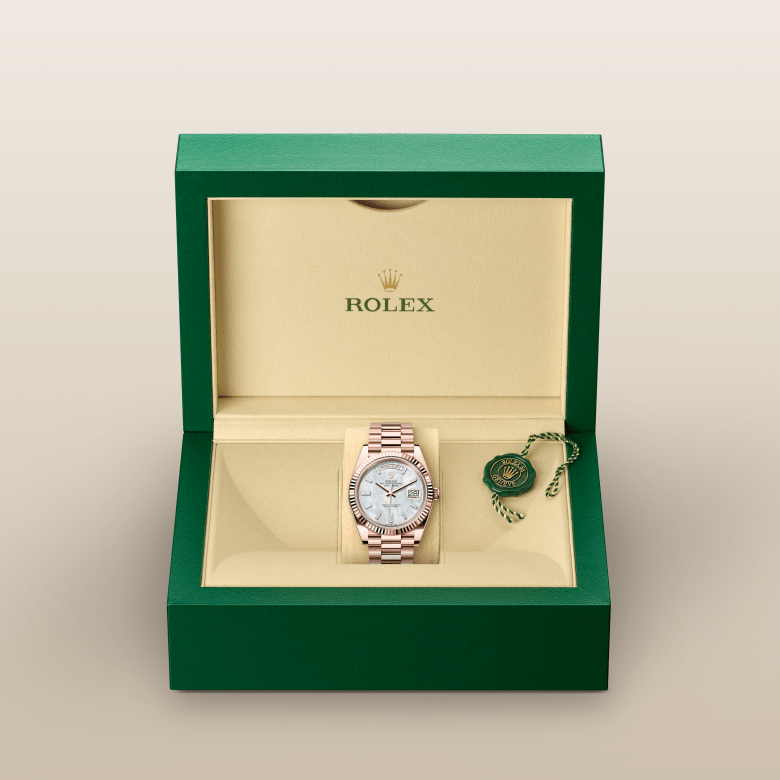 Rolex Day-Date 40, Oyster, 40 mm, Everose guld, M228235-0056
