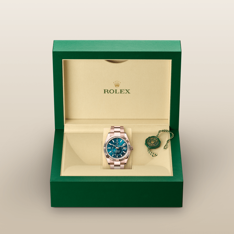 Rolex Sky-Dweller, Oyster, 42 mm, Everose guld, M336935-0001