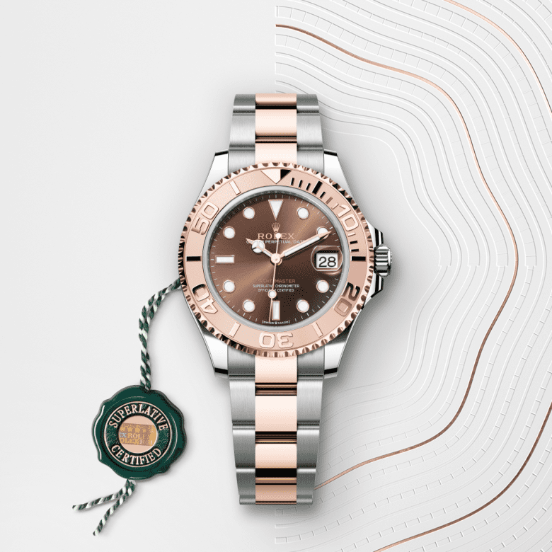 Rolex Yacht-Master 37, Oyster, 37 mm, Oystersteel og Everose guld, M268621-0003