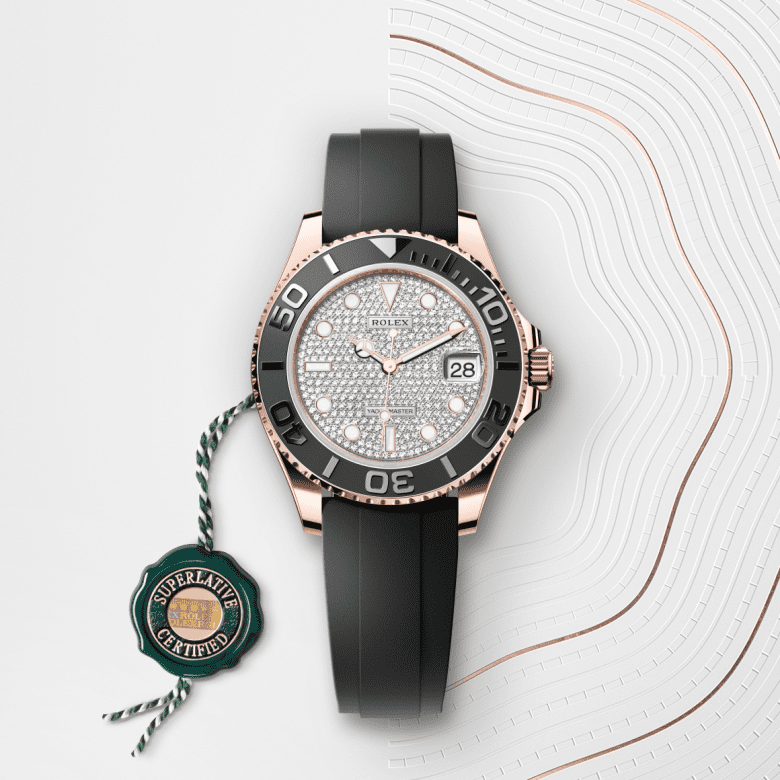 Rolex Yacht-Master 37, Oyster, 37 mm, Everose guld, M268655-0019