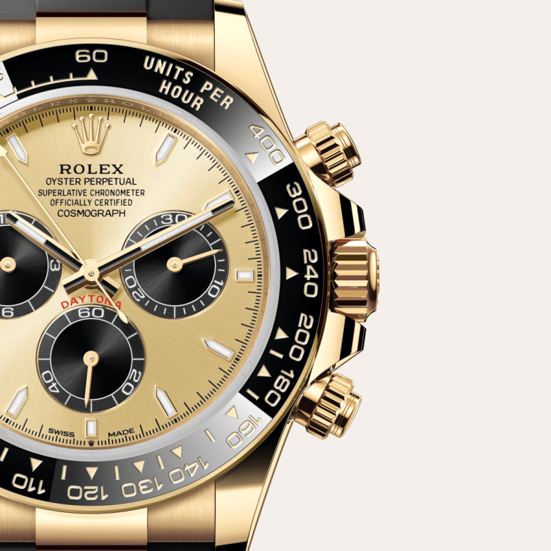 Rolex Cosmograph Daytona, Oyster, 40 mm, gult guld, M126518LN-0012