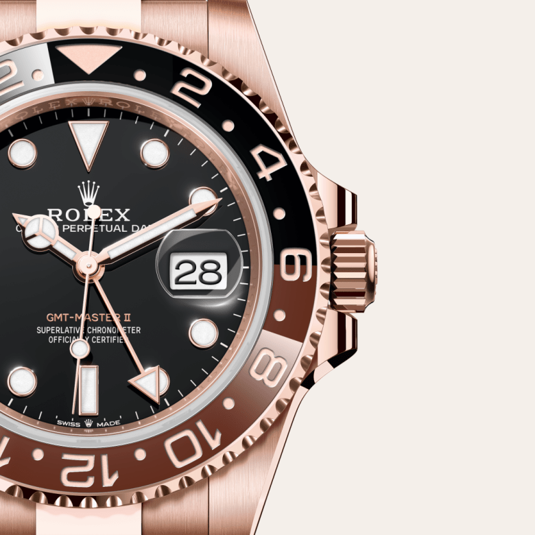 Rolex GMT-Master II, Oyster, 40 mm, Everose guld, M126715CHNR-0001