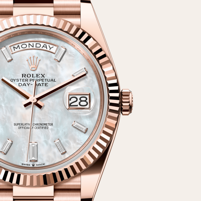 Rolex Day-Date 40, Oyster, 40 mm, Everose guld, M228235-0056