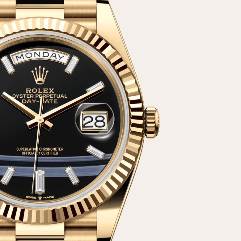 Rolex Day-Date 40, Oyster, 40 mm, gult guld, M228238-0059