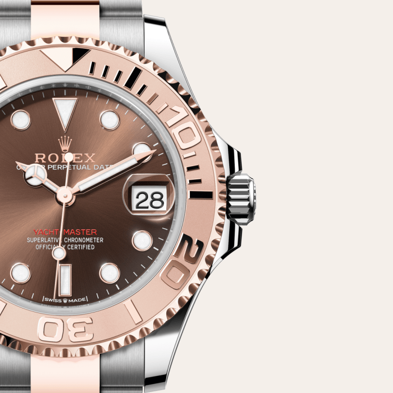 Rolex Yacht-Master 37, Oyster, 37 mm, Oystersteel og Everose guld, M268621-0003