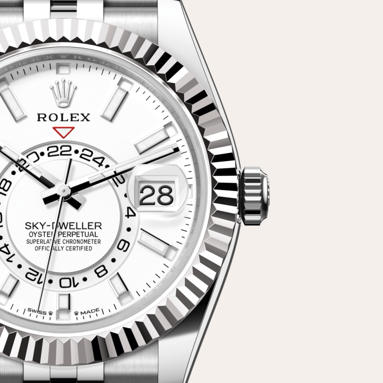 Rolex Sky-Dweller, Oyster, 42 mm, Oystersteel og hvidguld, M336934-0004