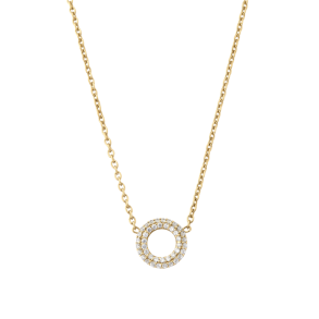 Matin Necklace 18 Kt. yellow gold w. brilliant cut diamonds