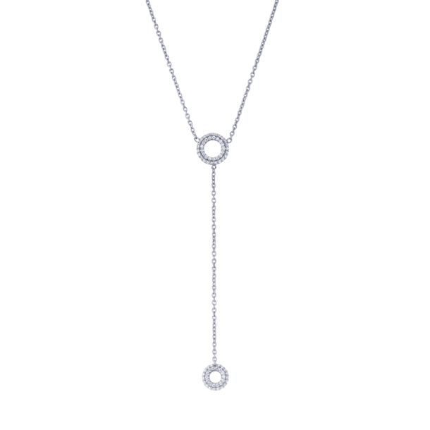 Matin Necklace white gold w. brilliant cut diamonds