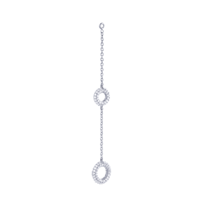 Matin Ear pendant white gold w. brilliant cut diamonds